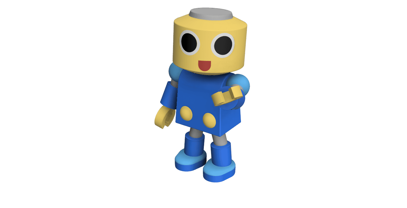 Servbot - Megaman Legends 3d model