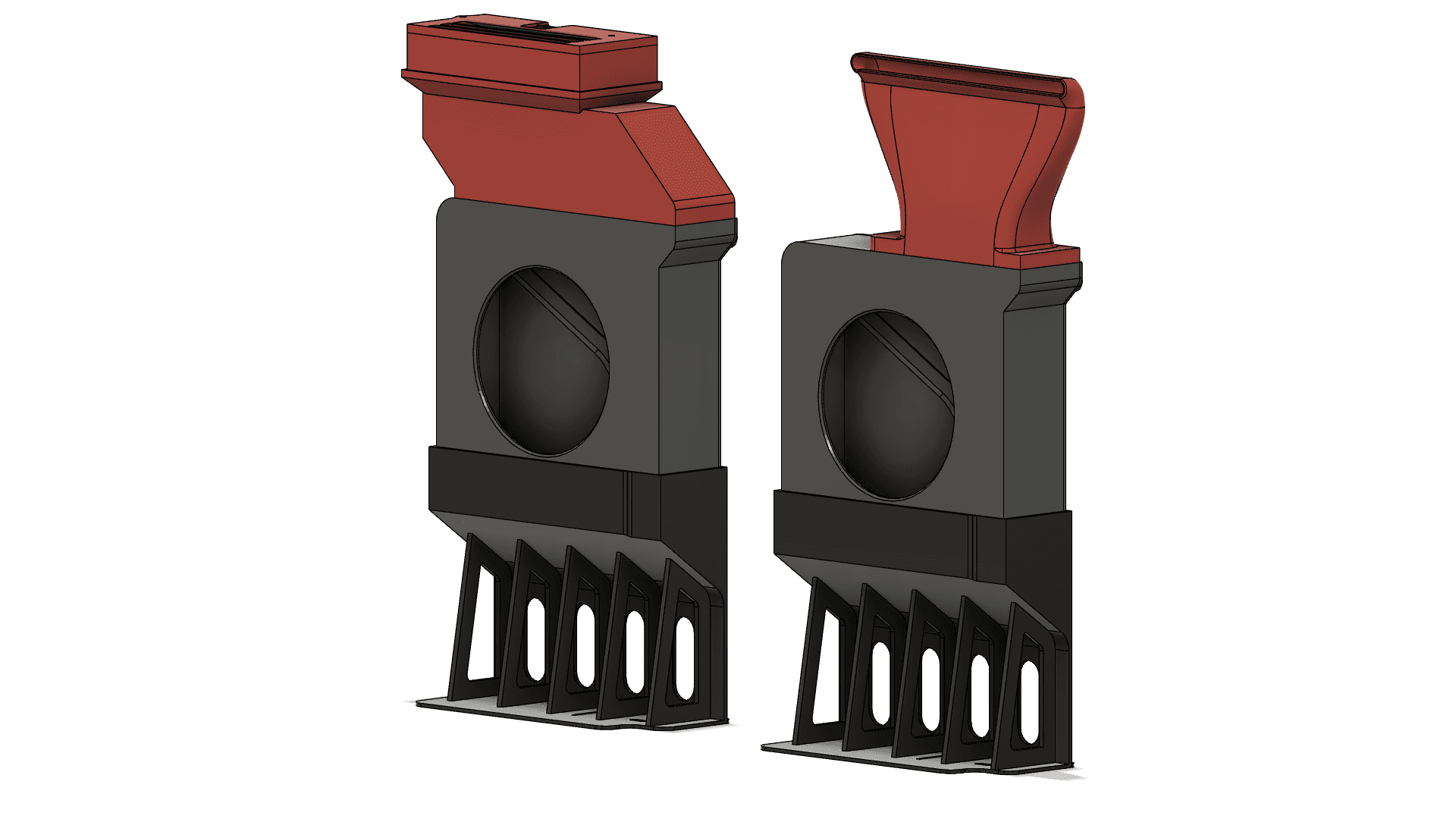 Bambu Lab P1P Modular Dual Aux Fan / Bentobox 3d model