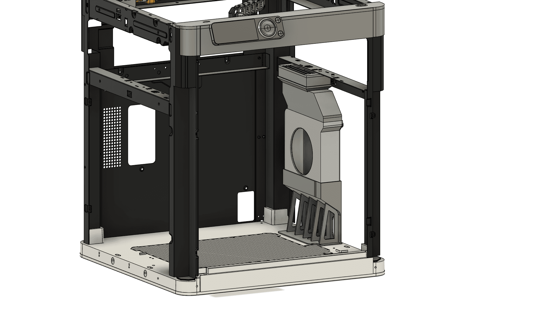 Bambu Lab P1P Modular Dual Aux Fan / Bentobox 3d model