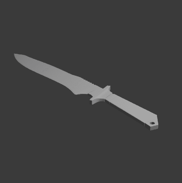 Classic knife CSGO 3d model