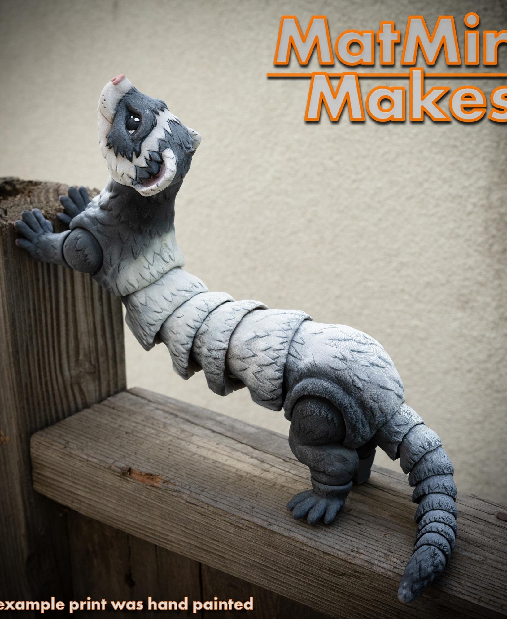 Ferret - Articulated Figure 3d model