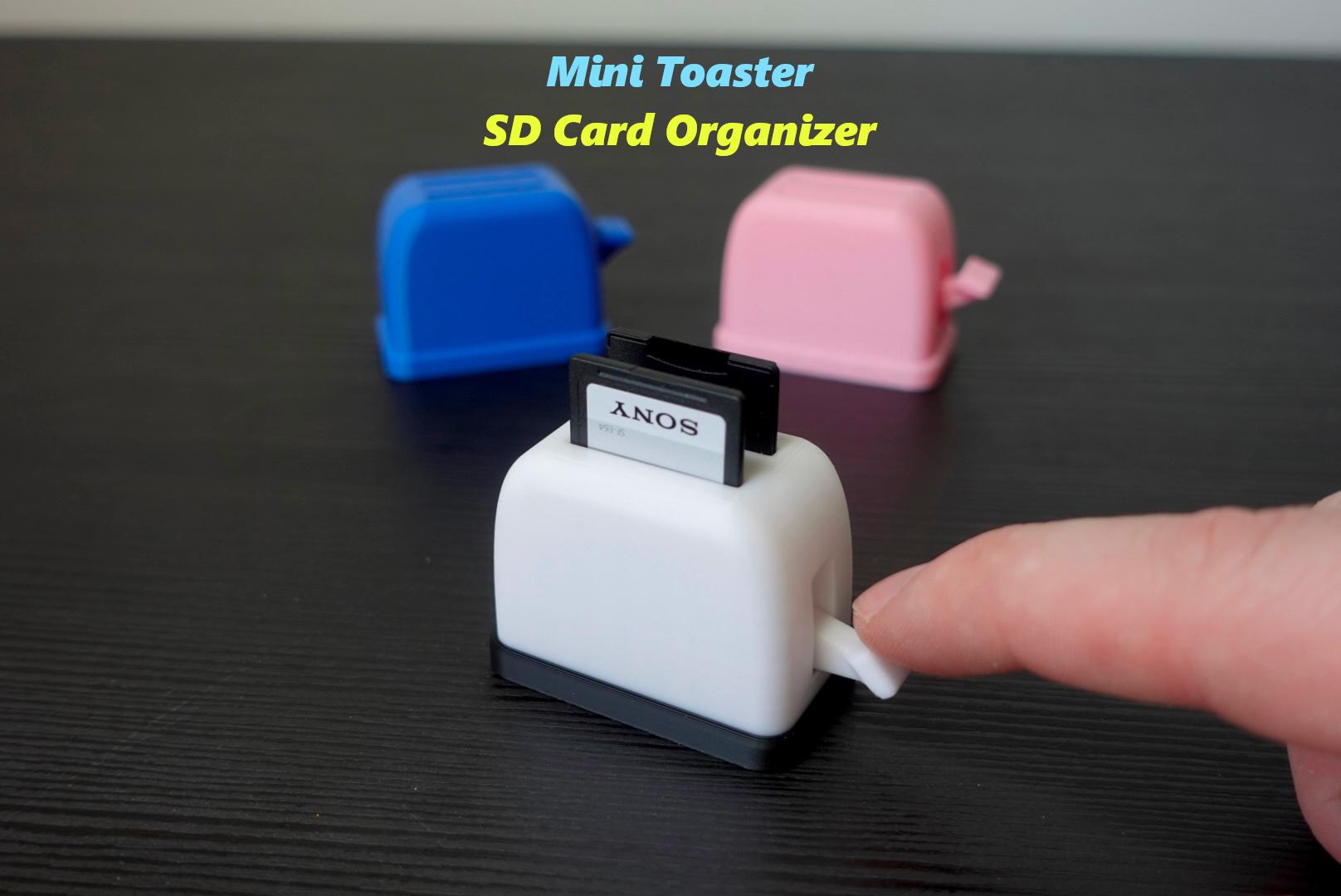 Mini Toaster (SD Card Holder) 3d model