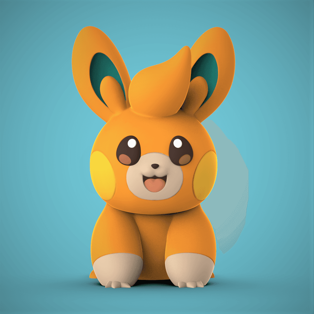 Pawmi (Pokémon)  3d model