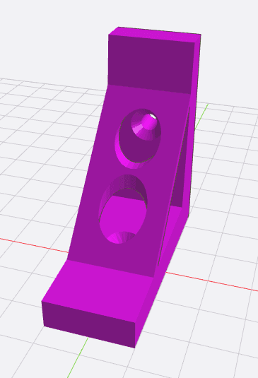  Reinforced Angle Bracket V1 3d model