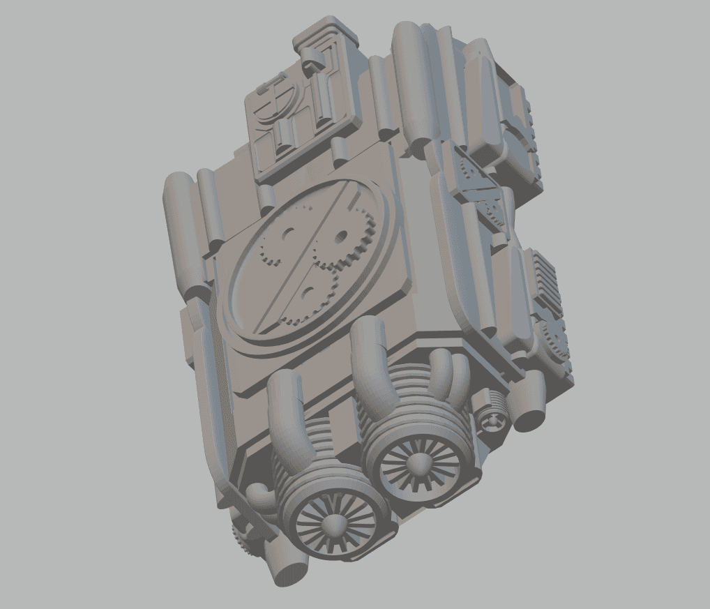 Voidfang Voidsteaker Destroyer Hover Tank 3d model