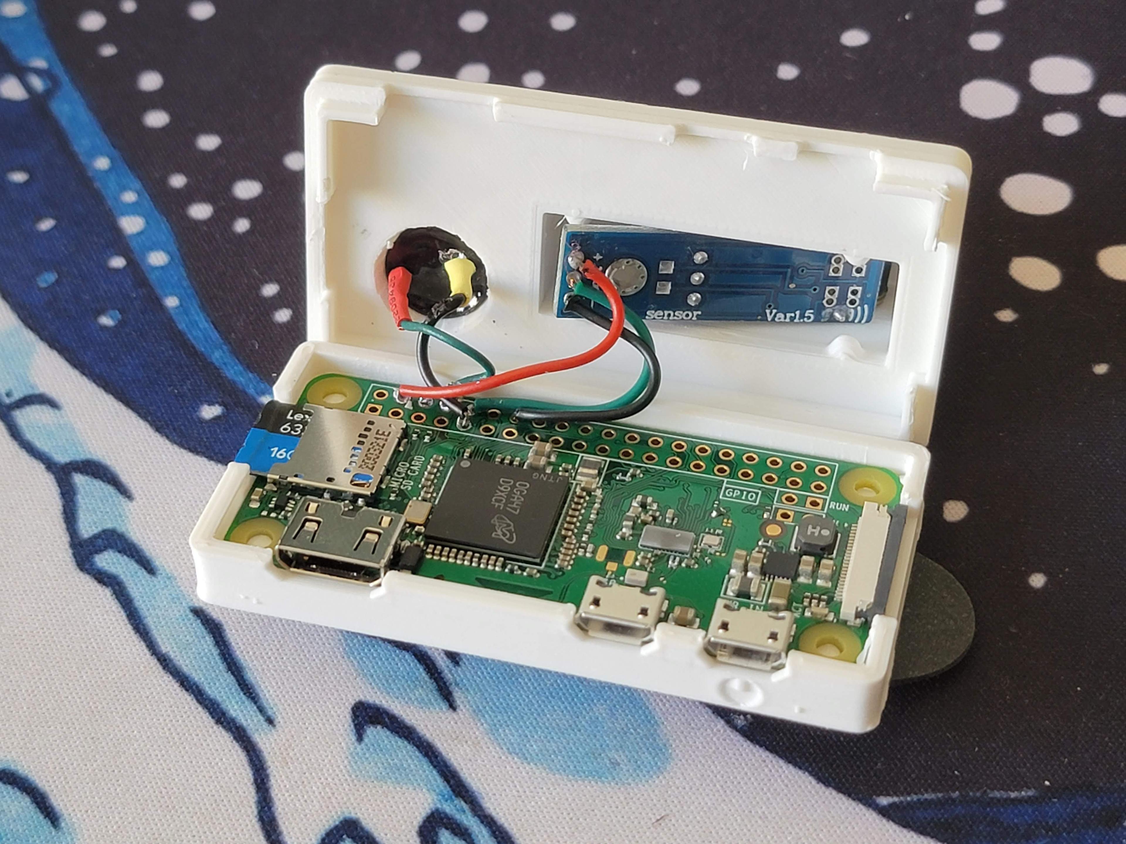 Pi Zero Laundry buzzer 3d model