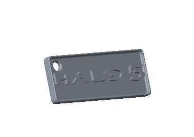 Halo 5 Key fob 3d model