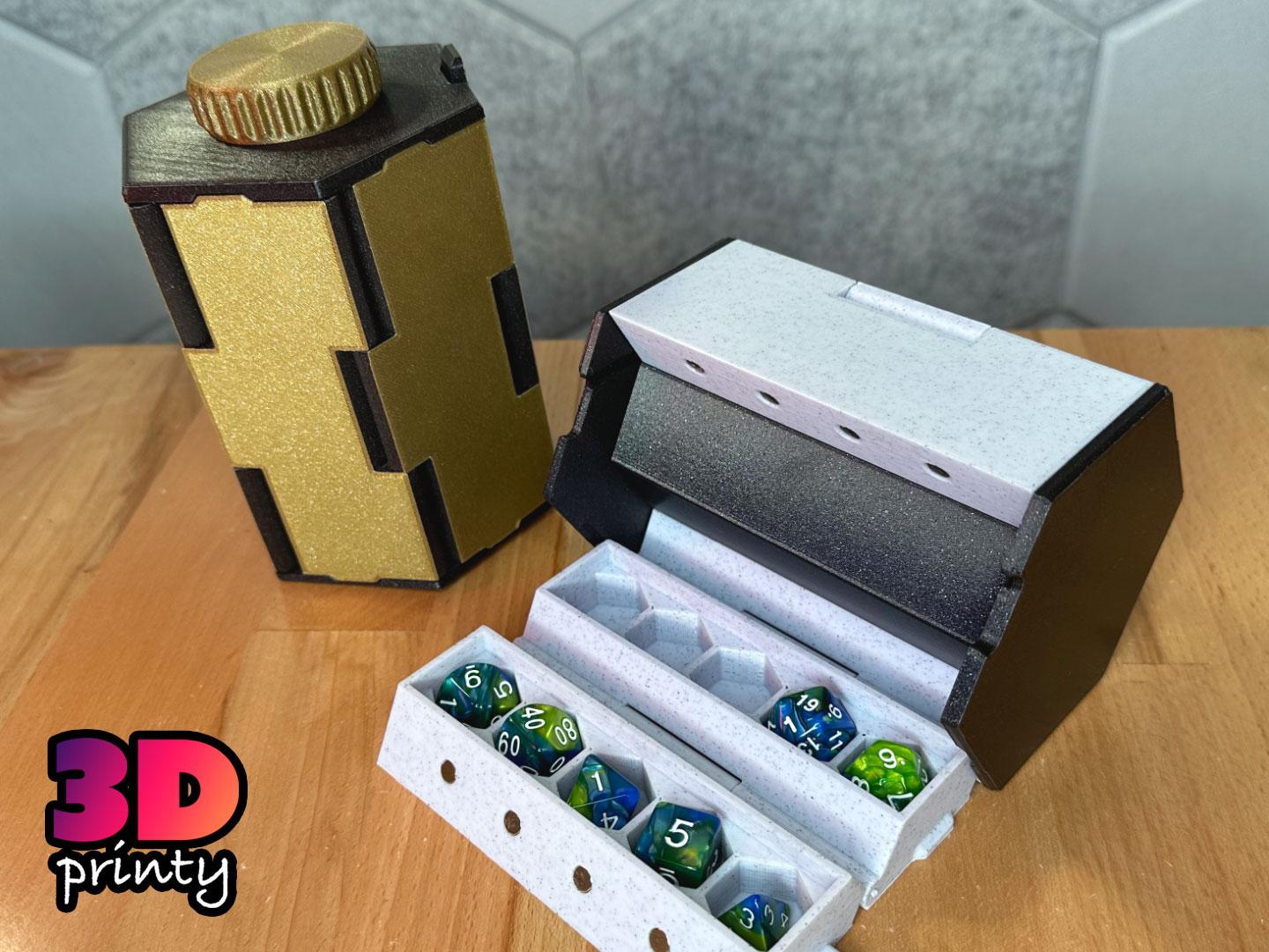 Rollup Dice Box (Small) 3d model