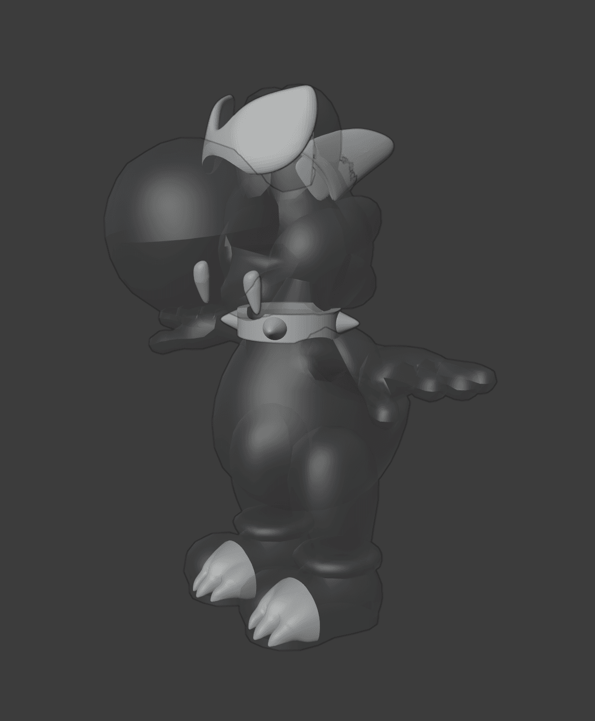 WON 2.5 figure - Boshi bits 3d model