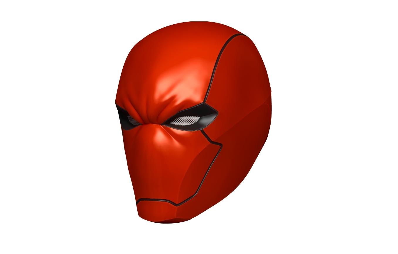 Red Hood Rebirth Original Mask 3d model