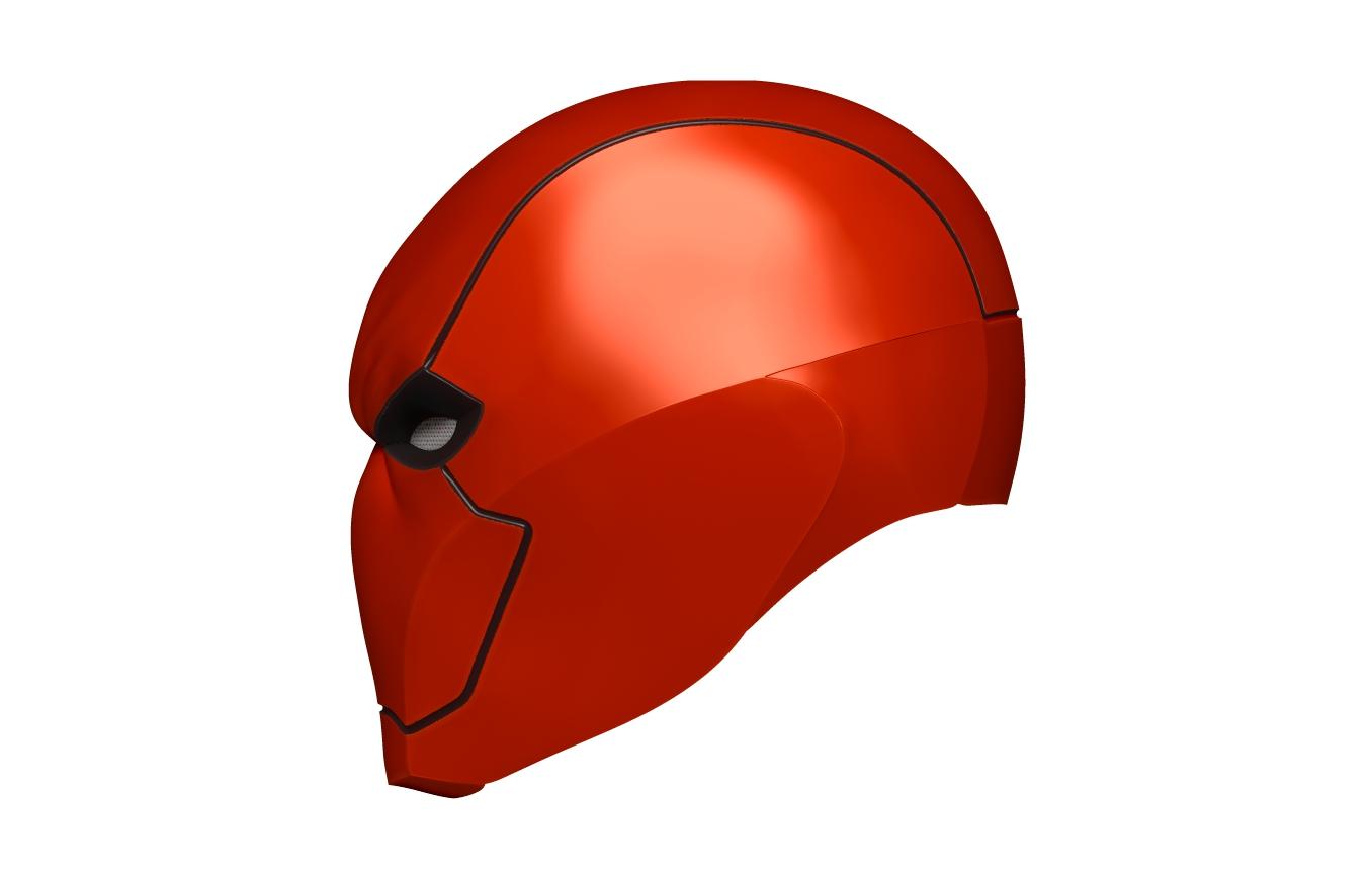 Red Hood Rebirth Original Mask 3d model