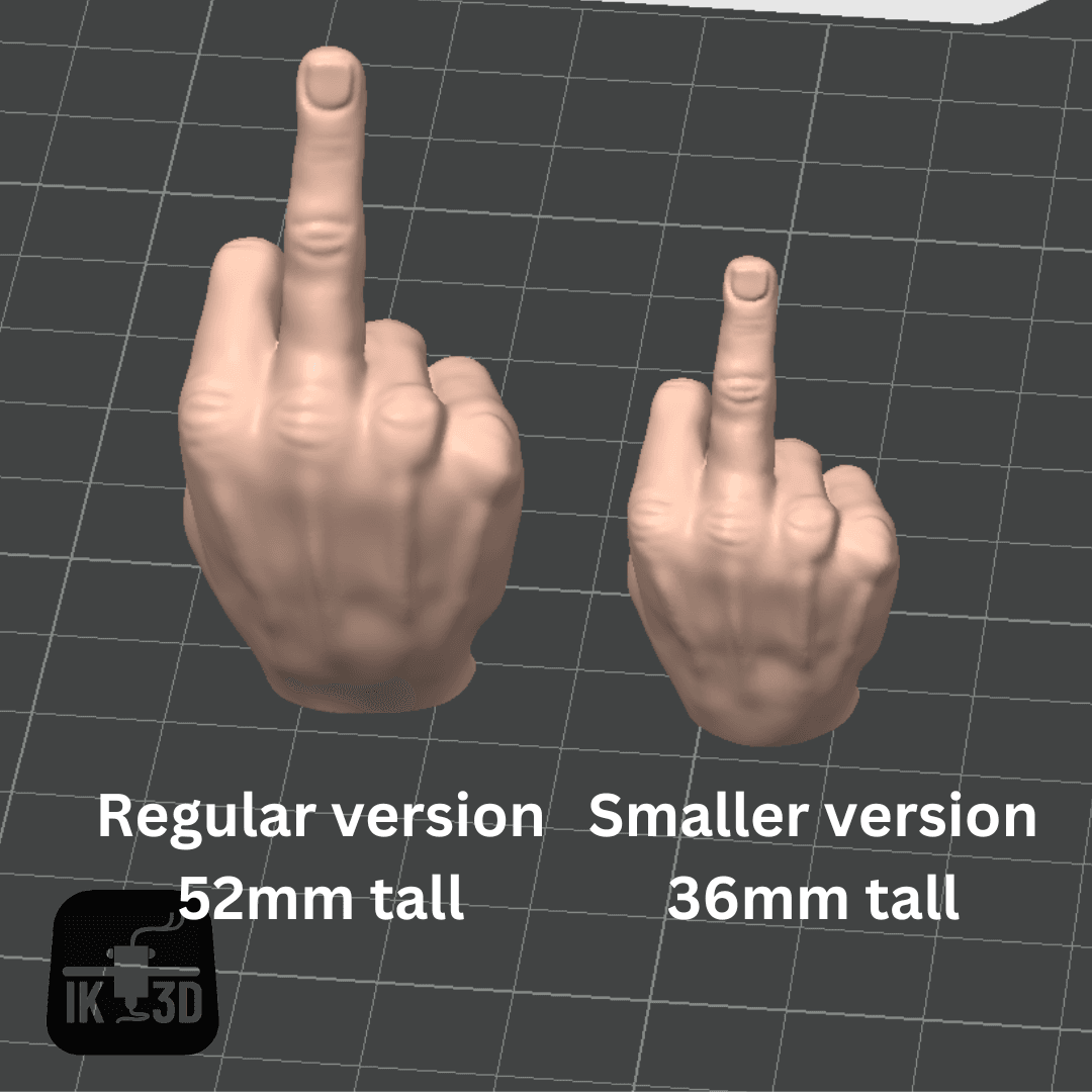 The Flip Off Valve Cap / No Supports 3d model