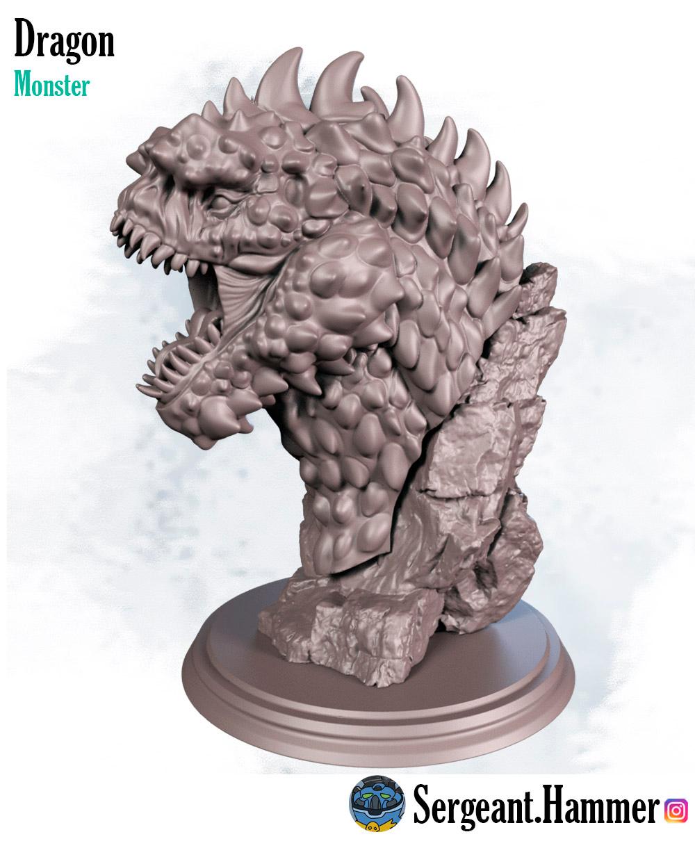 Dragon Bust 3d model