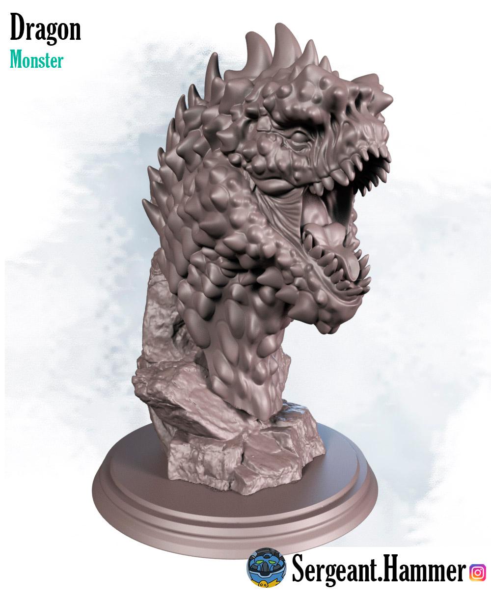 Dragon Bust 3d model