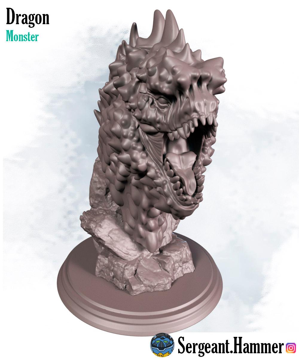 Dragon Bust 3d model