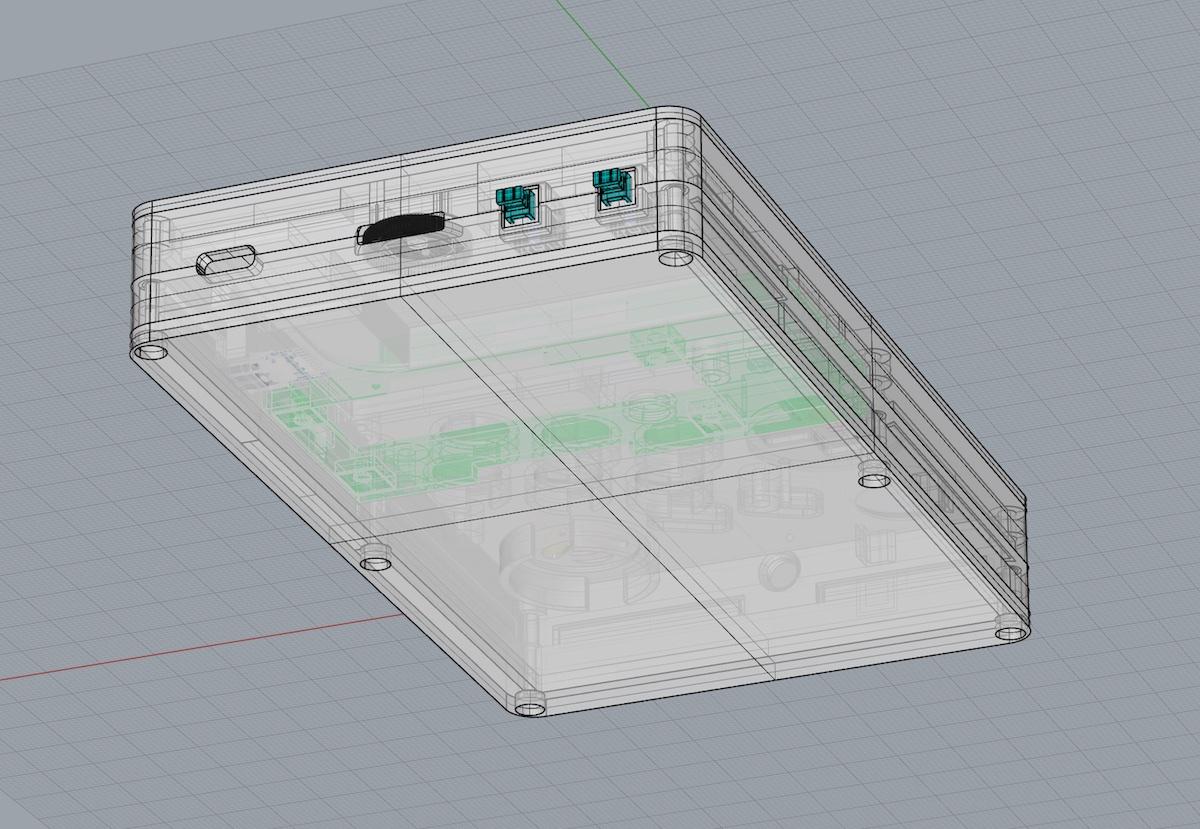 "Bumblebee" Handheld Console (3D & CNC) 3d model