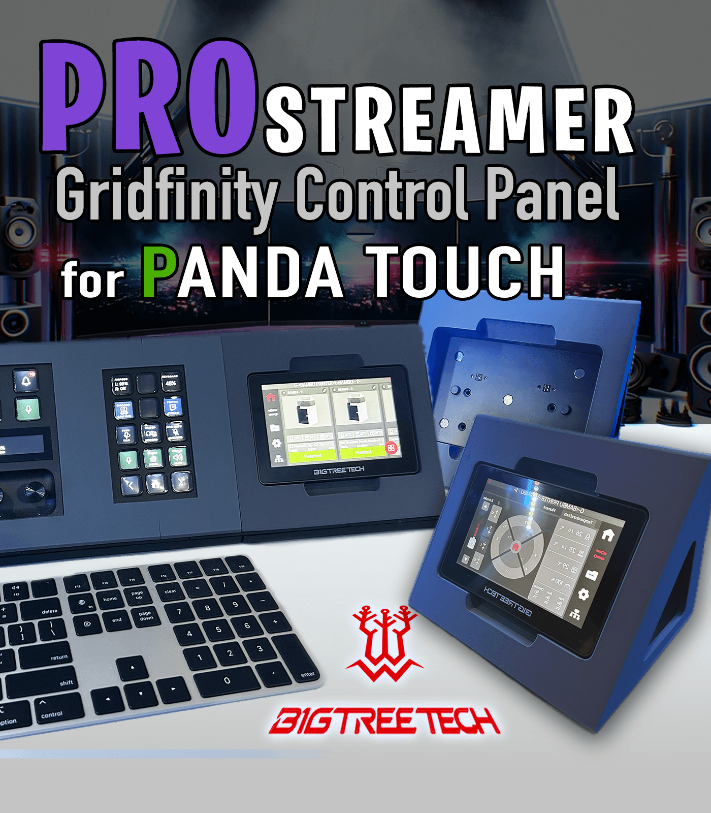 Pro Streamer - BigTreeTech Panda Touch 3d model