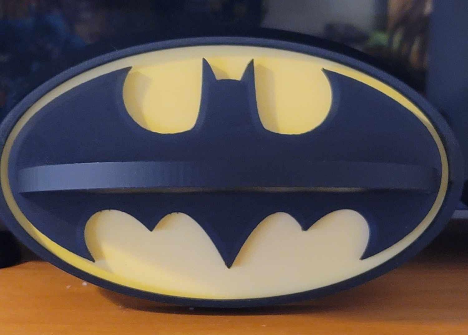 Bat Logo Shelf 3d model