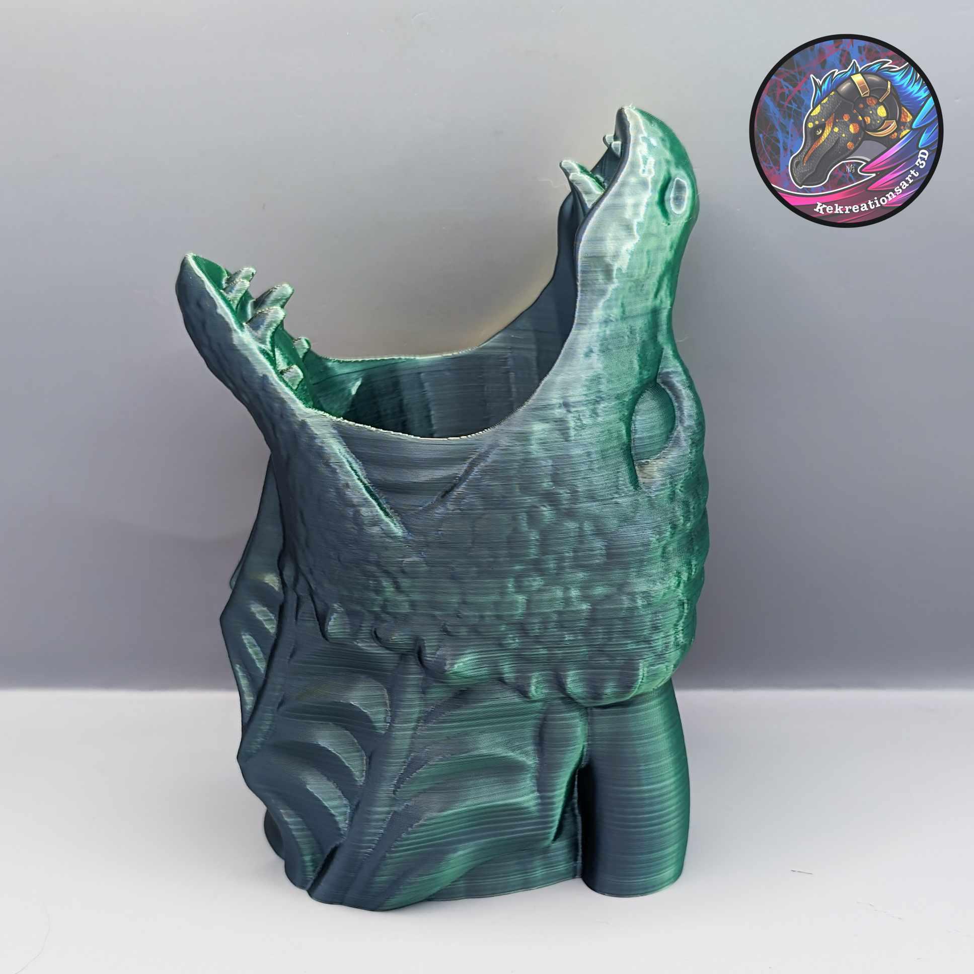 Dragon Head Pencil Holder 3d model