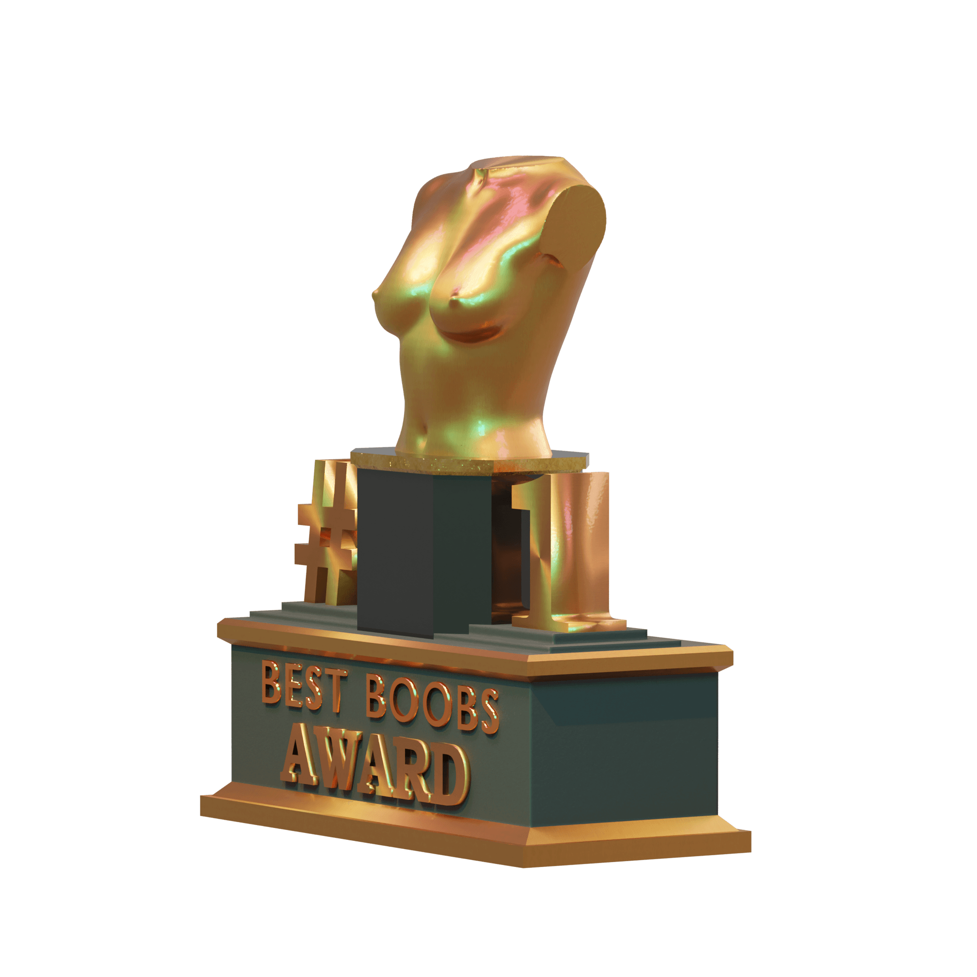 Best Boobs Award 3d model