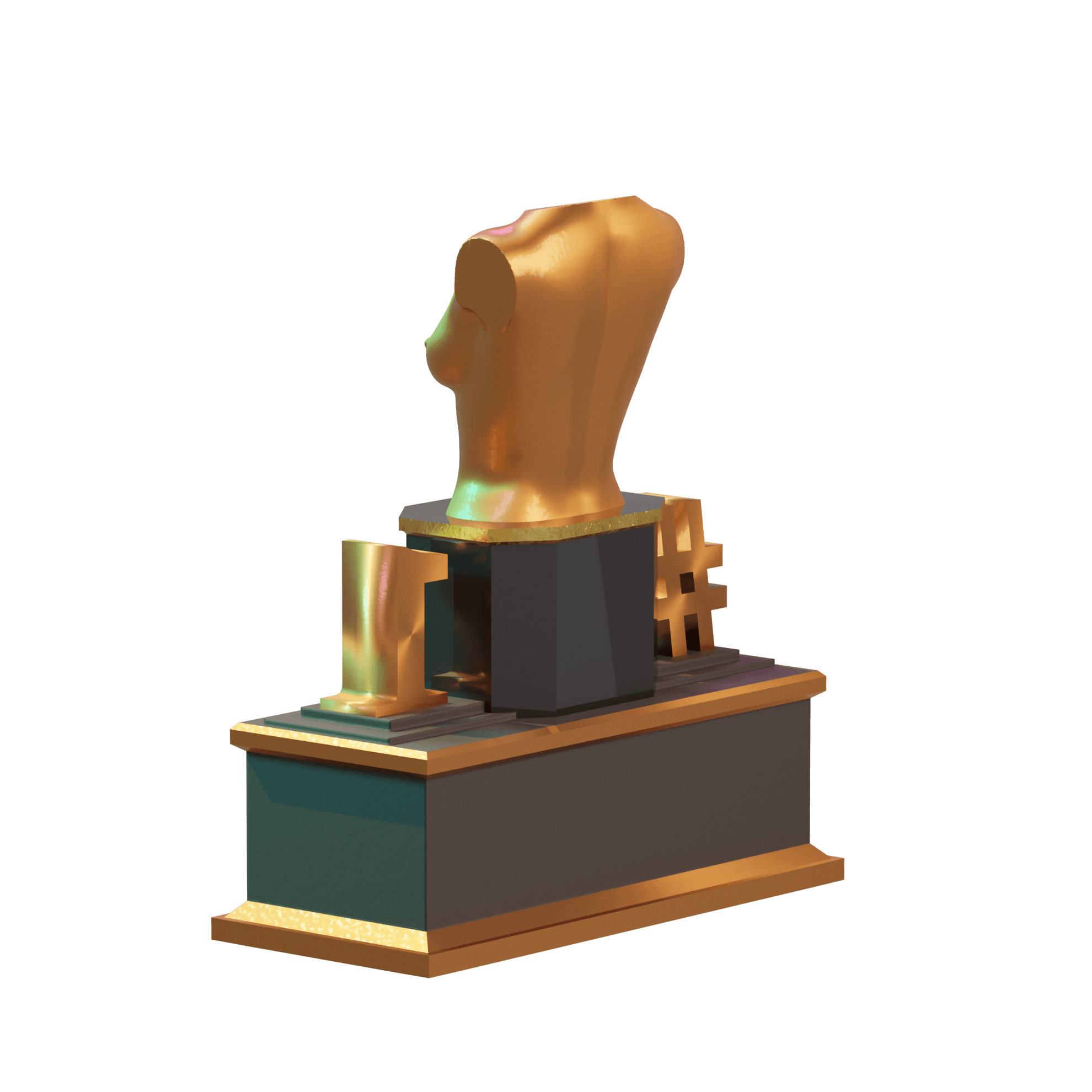 Best Boobs Award 3d model