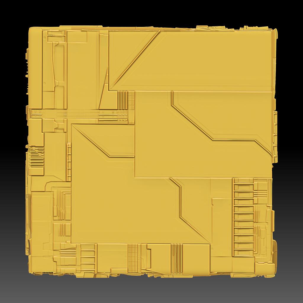 Sci-Fi_Cube 3d model