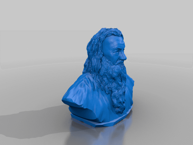 Gandalf Bust Bic Buddy 3d model