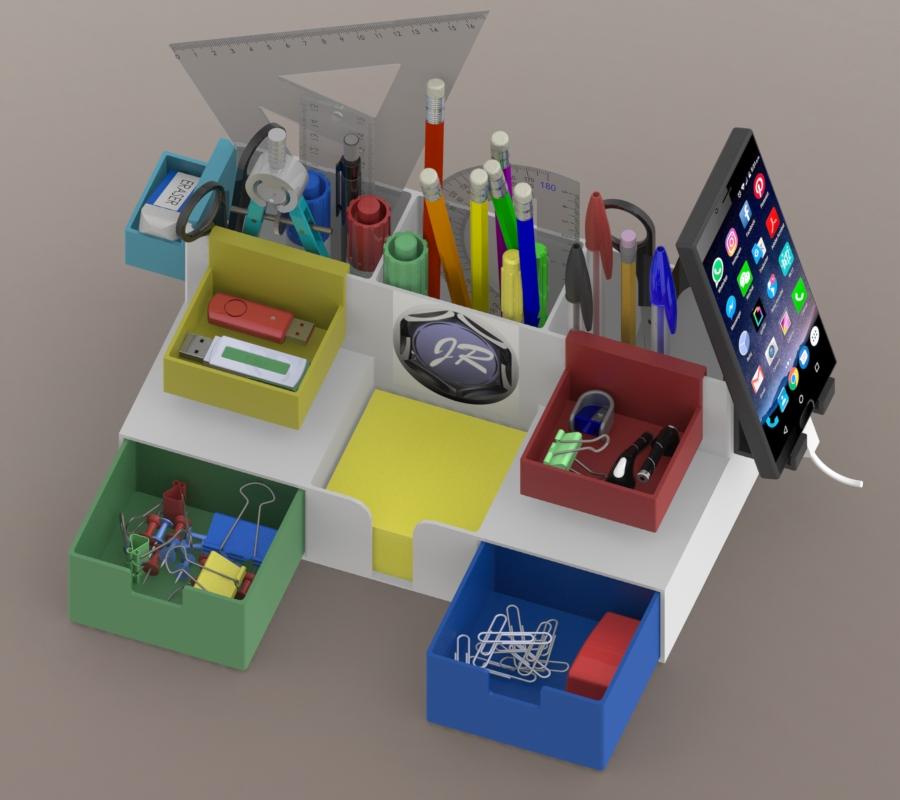 Desk Organizer II 3d model