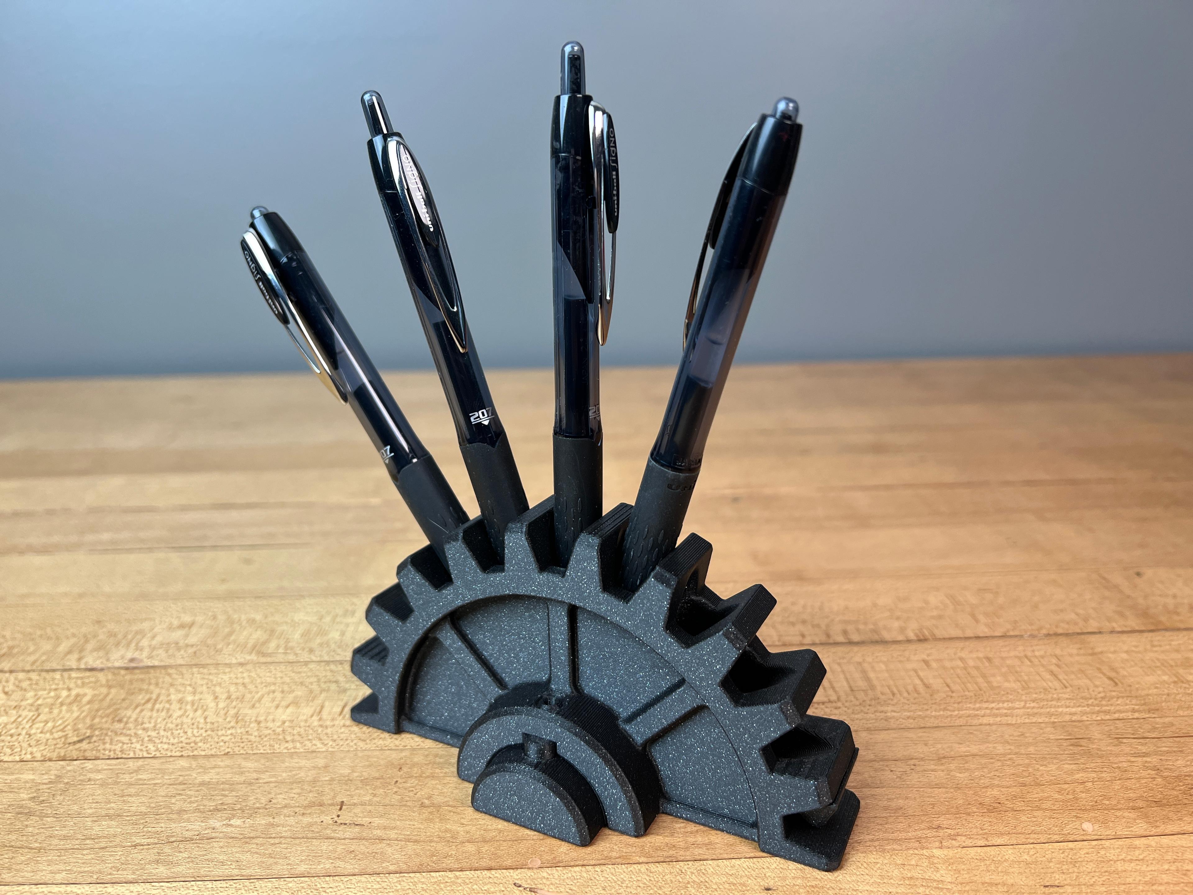 Gear Pen Holder  3d model