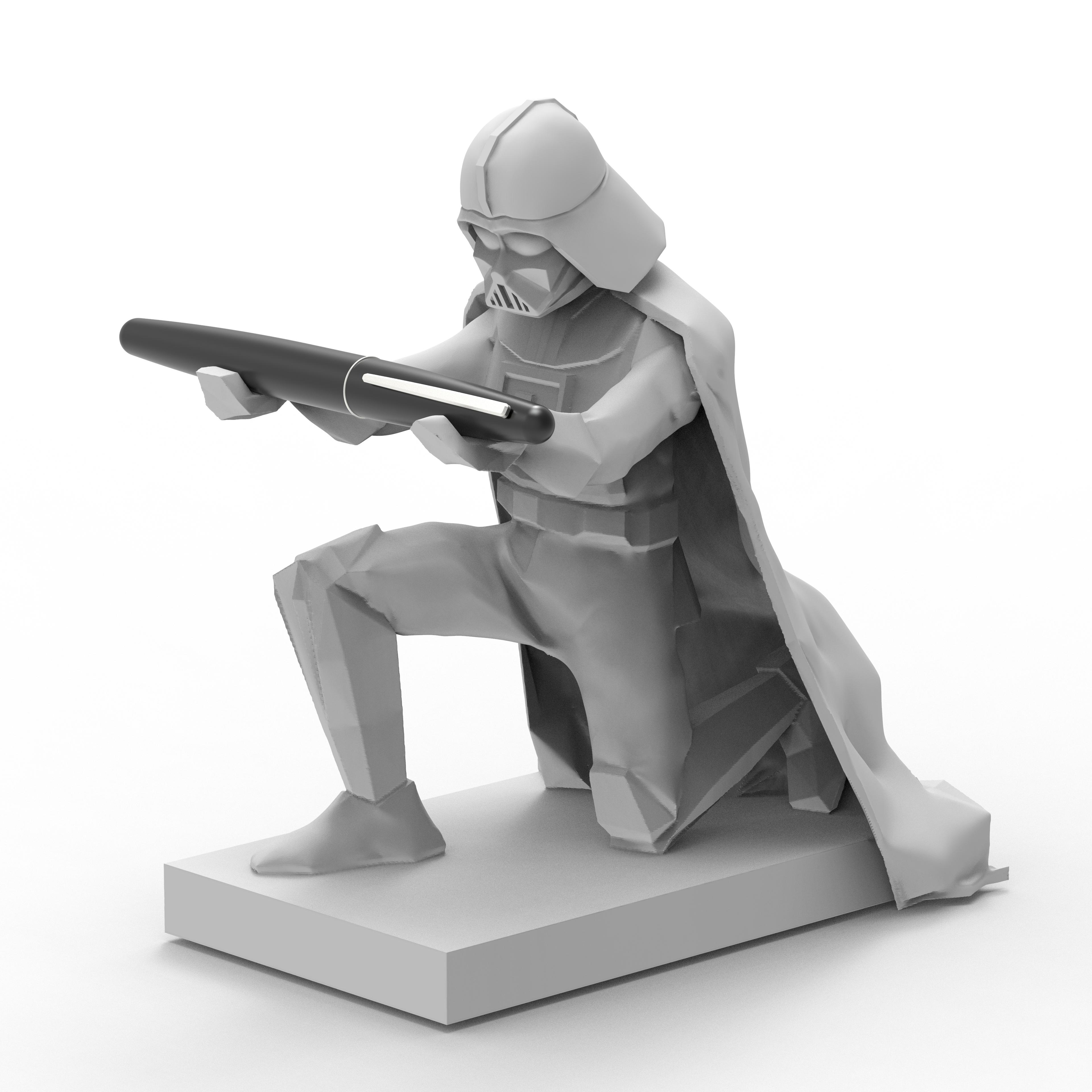 darth vader pen holder.STL 3d model