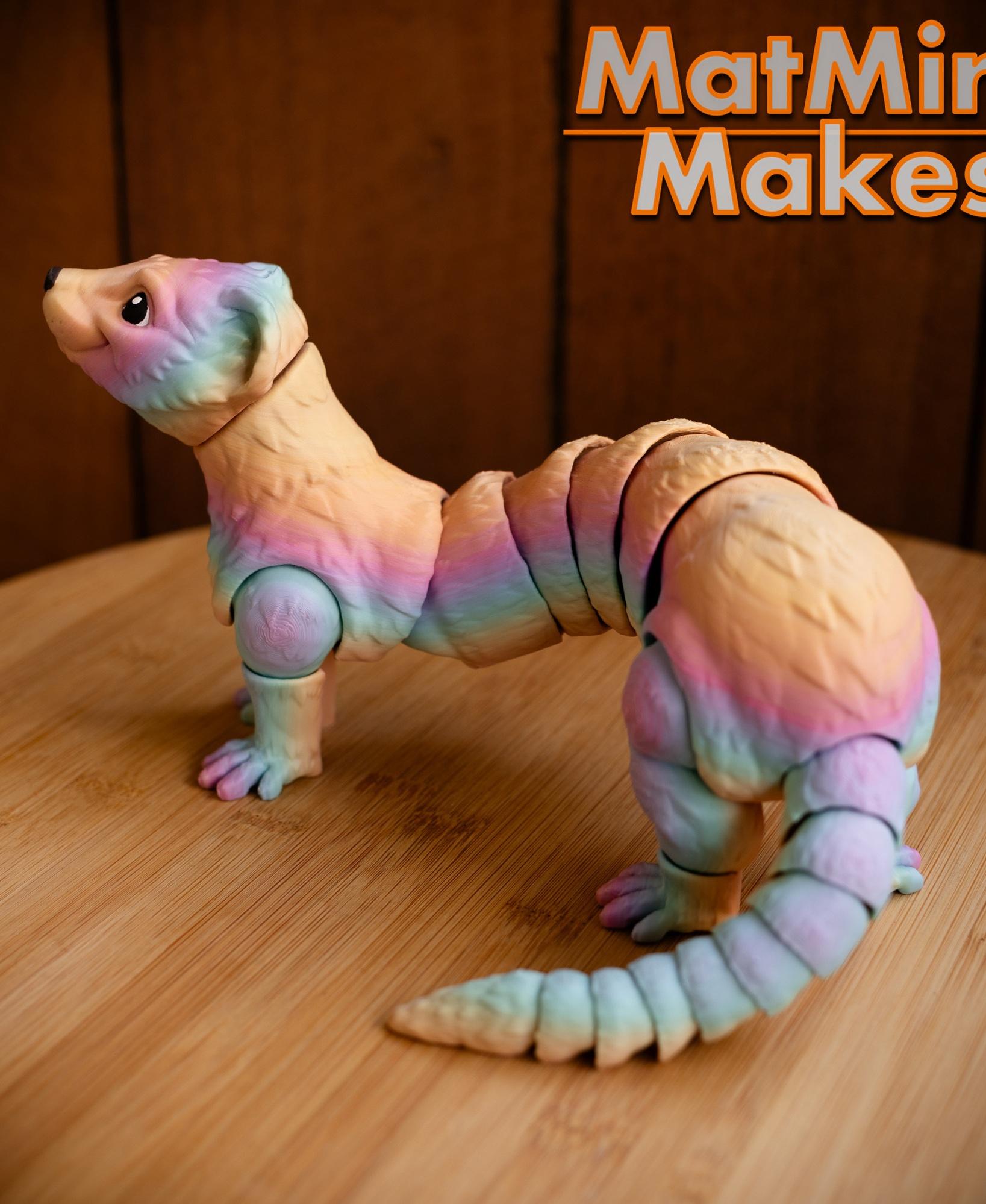 Ferret - Articulated Figure 3d model