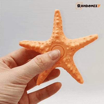 Starfish Fidget Spinner (Slim) 3d model