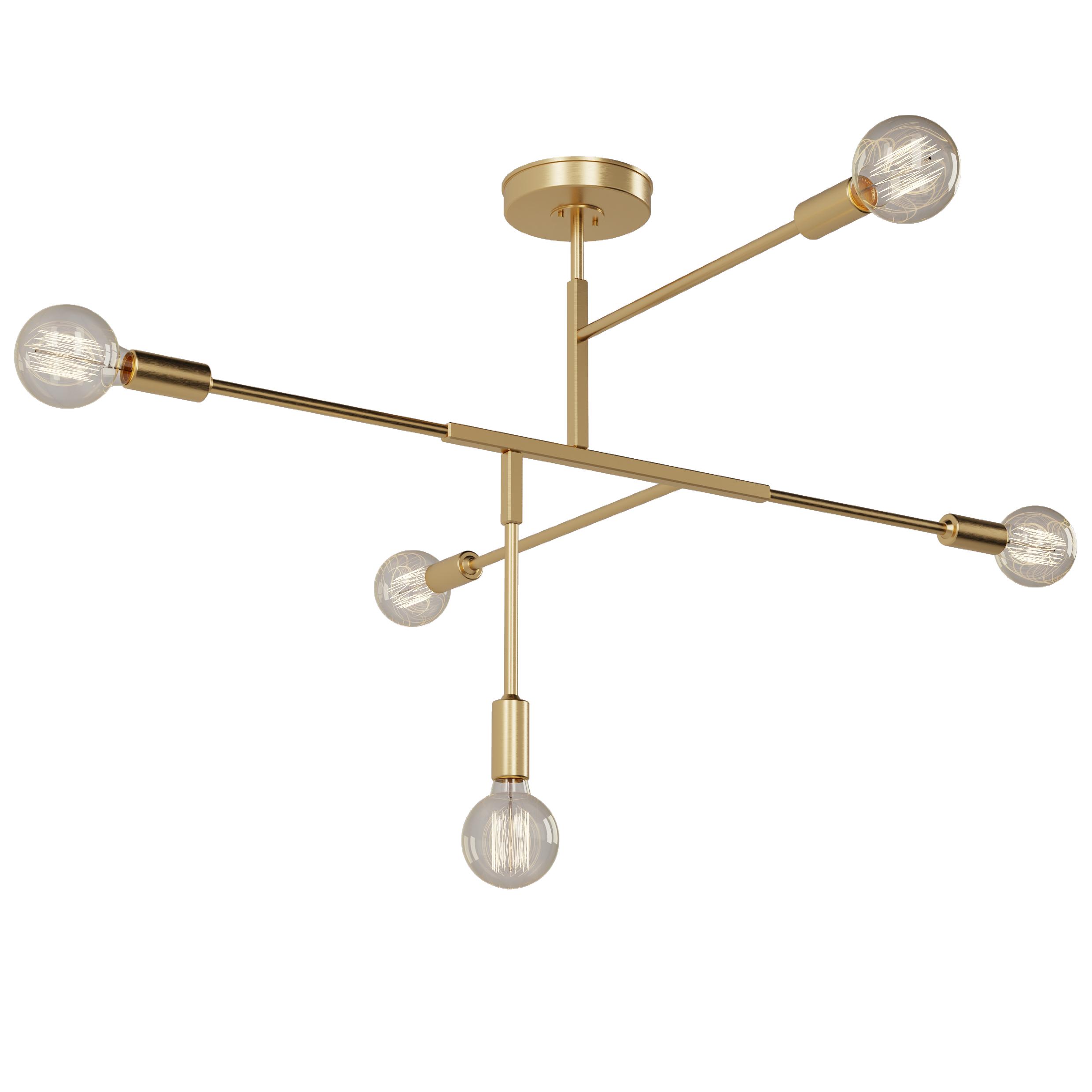 Brass lamp, SKU. 4877 by Pikartlights 3d model