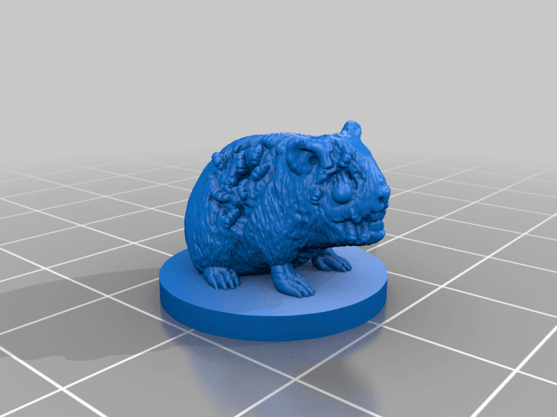 Zombie Hamster 3d model