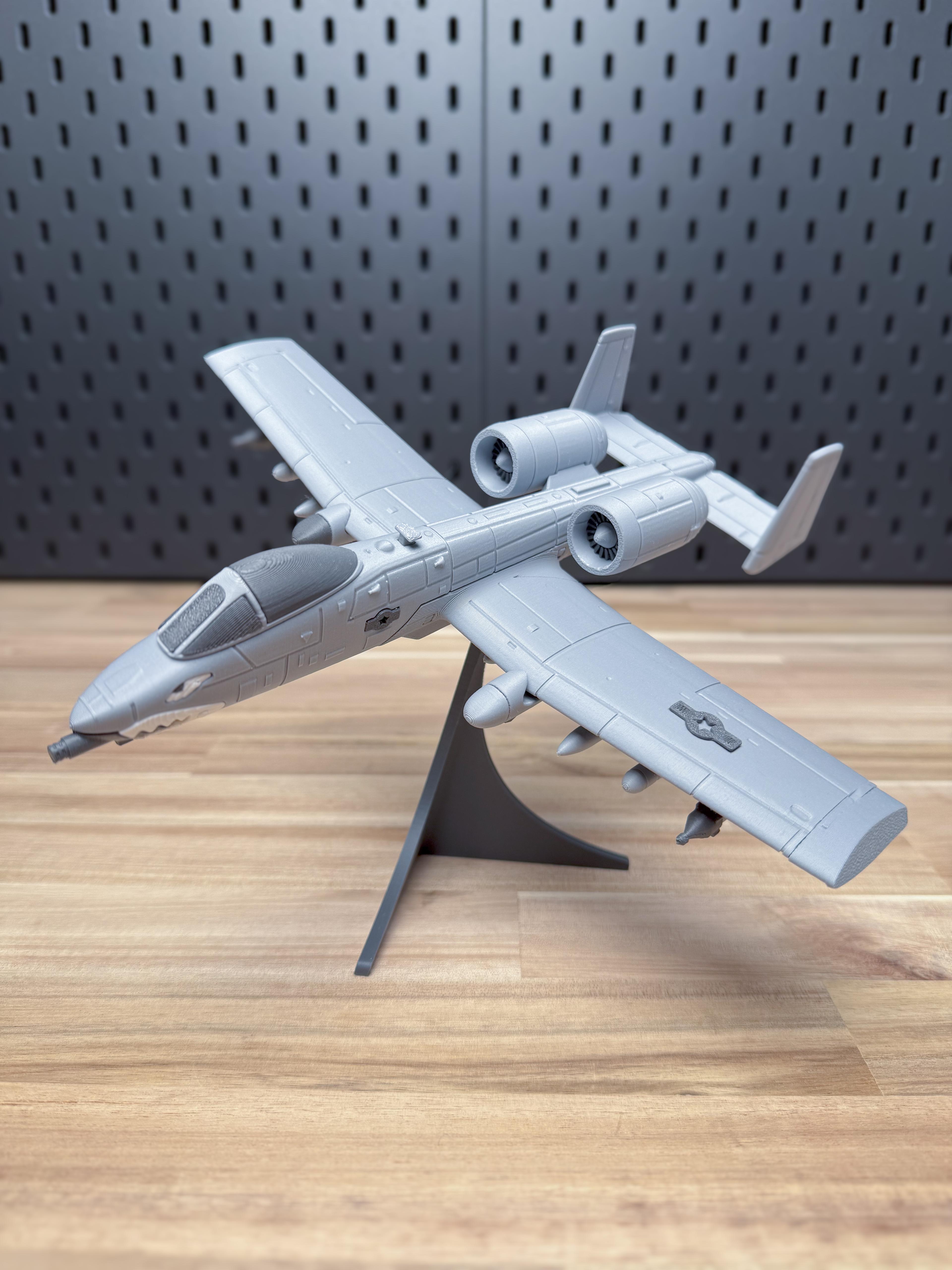 A-10 'Warthog' Kit (No Support, No AMS, No Glue) 3d model