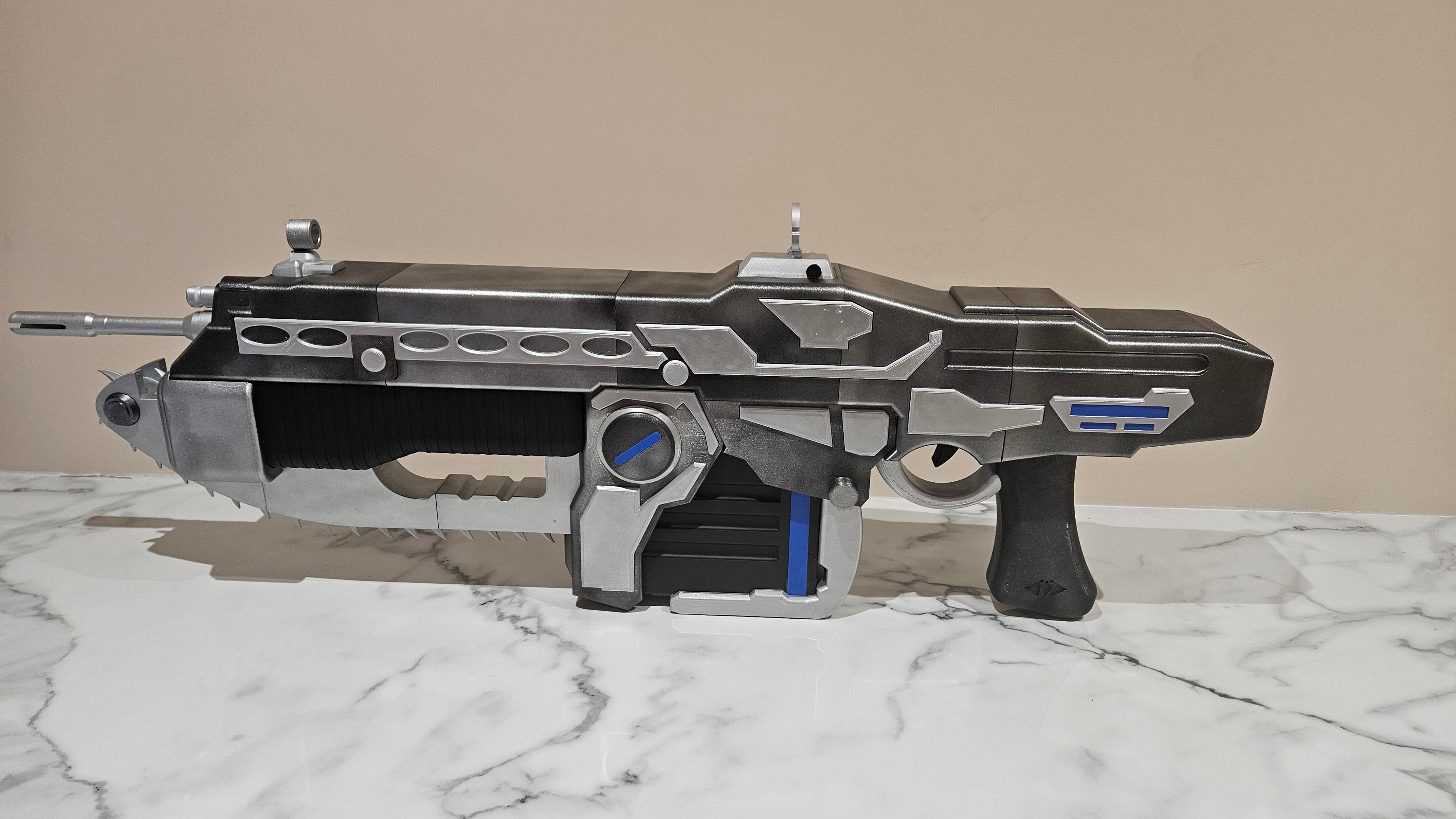 Gears Of War Mark 2 Lancer Assault Rifle 3d model