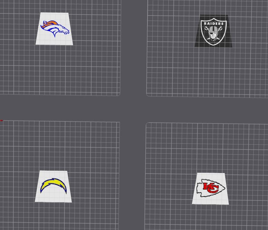 AFC West Torso Inserts 3d model