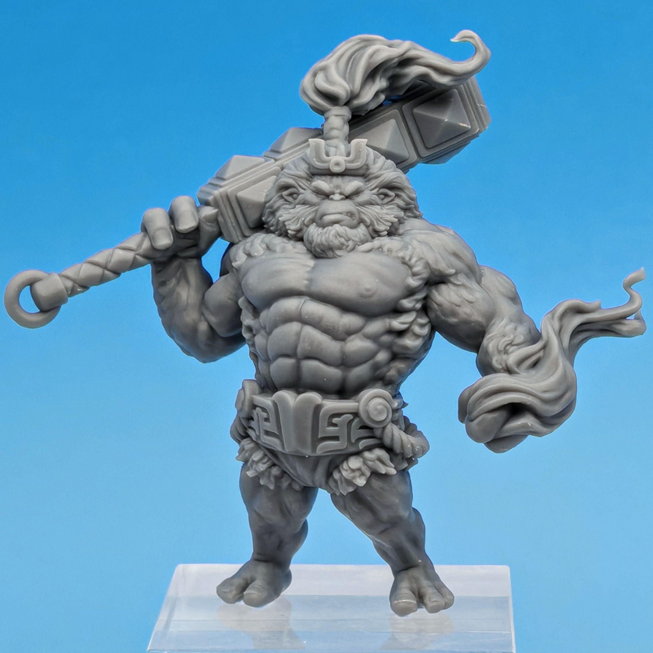 Yeti Bruiser - Chongyang, Xueren Adept (Pre-supported) 3d model