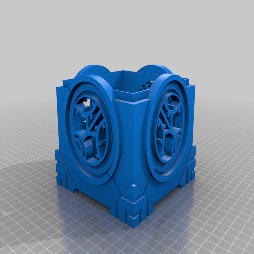 Skyrim Runed Lexicon Box (Solid Bottom) 3d model