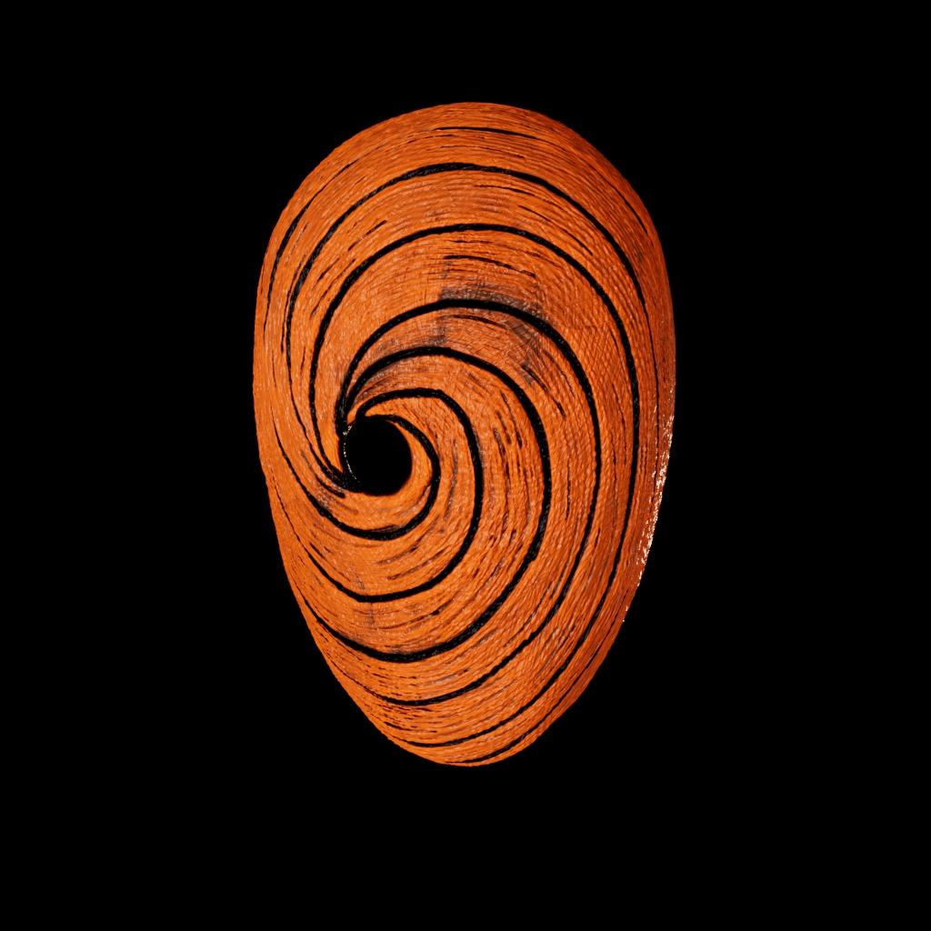 Obito Mask Wooden Remake 3d model