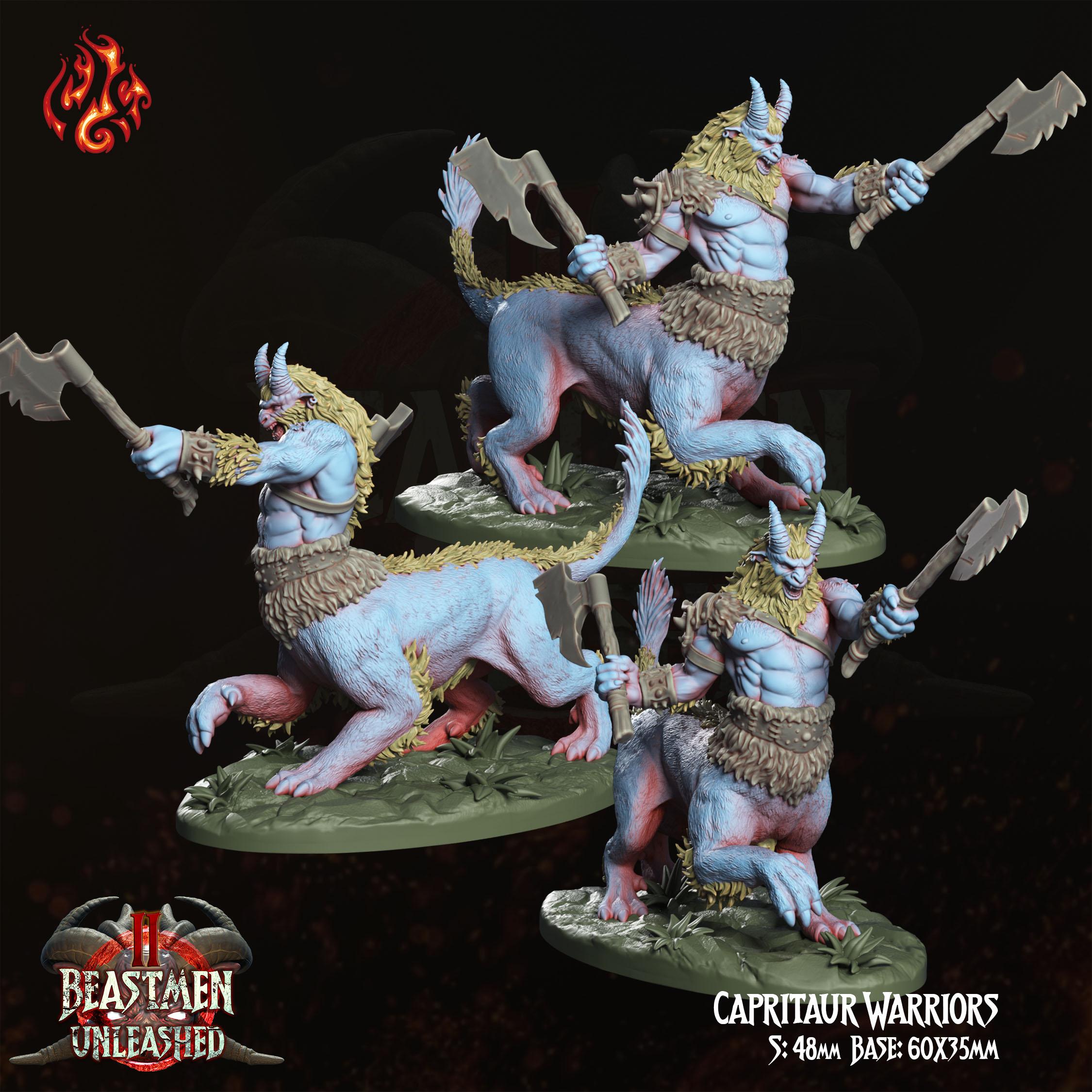 Capritaur Warriors 3d model