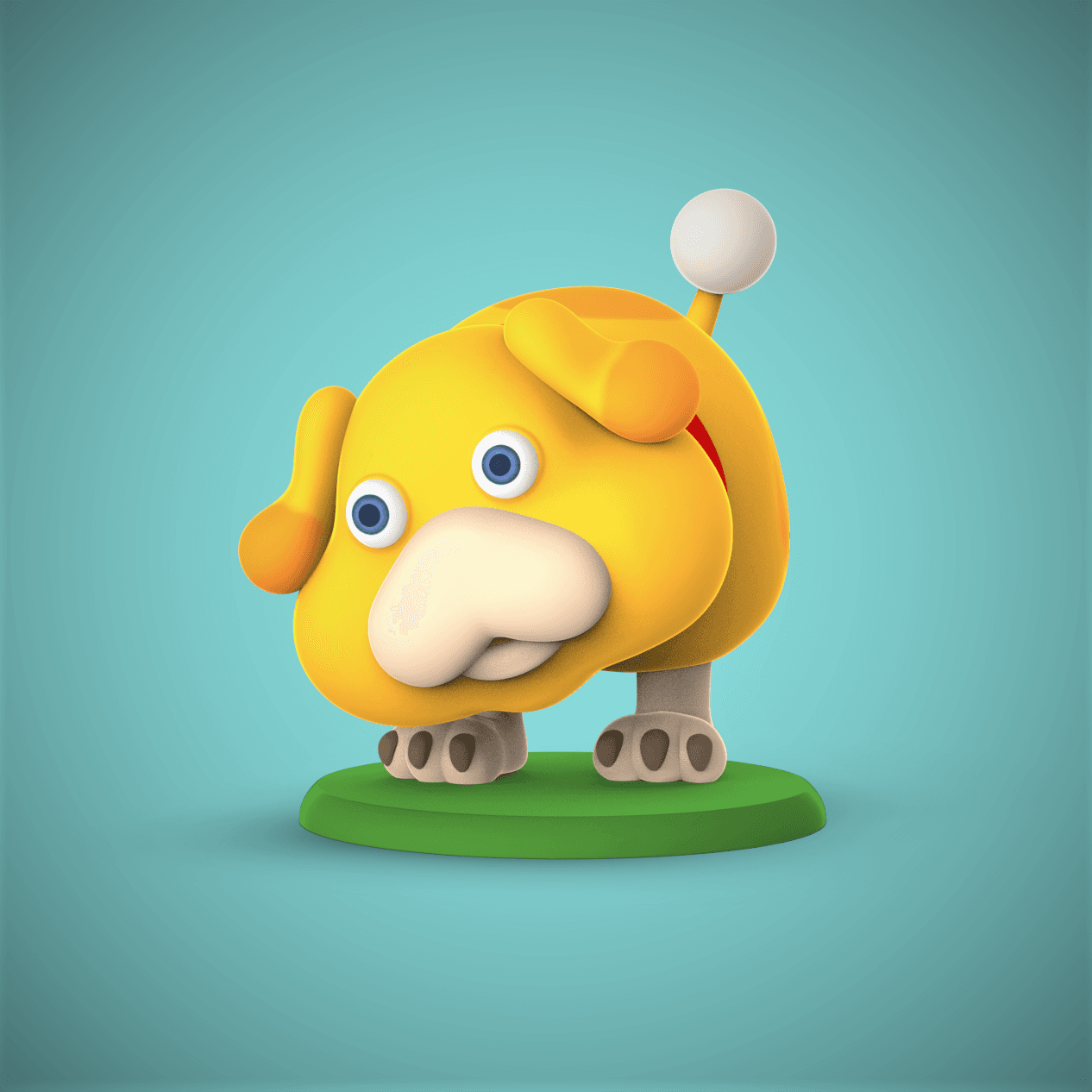 Oatchi Standing -Pikmin 4 3d model