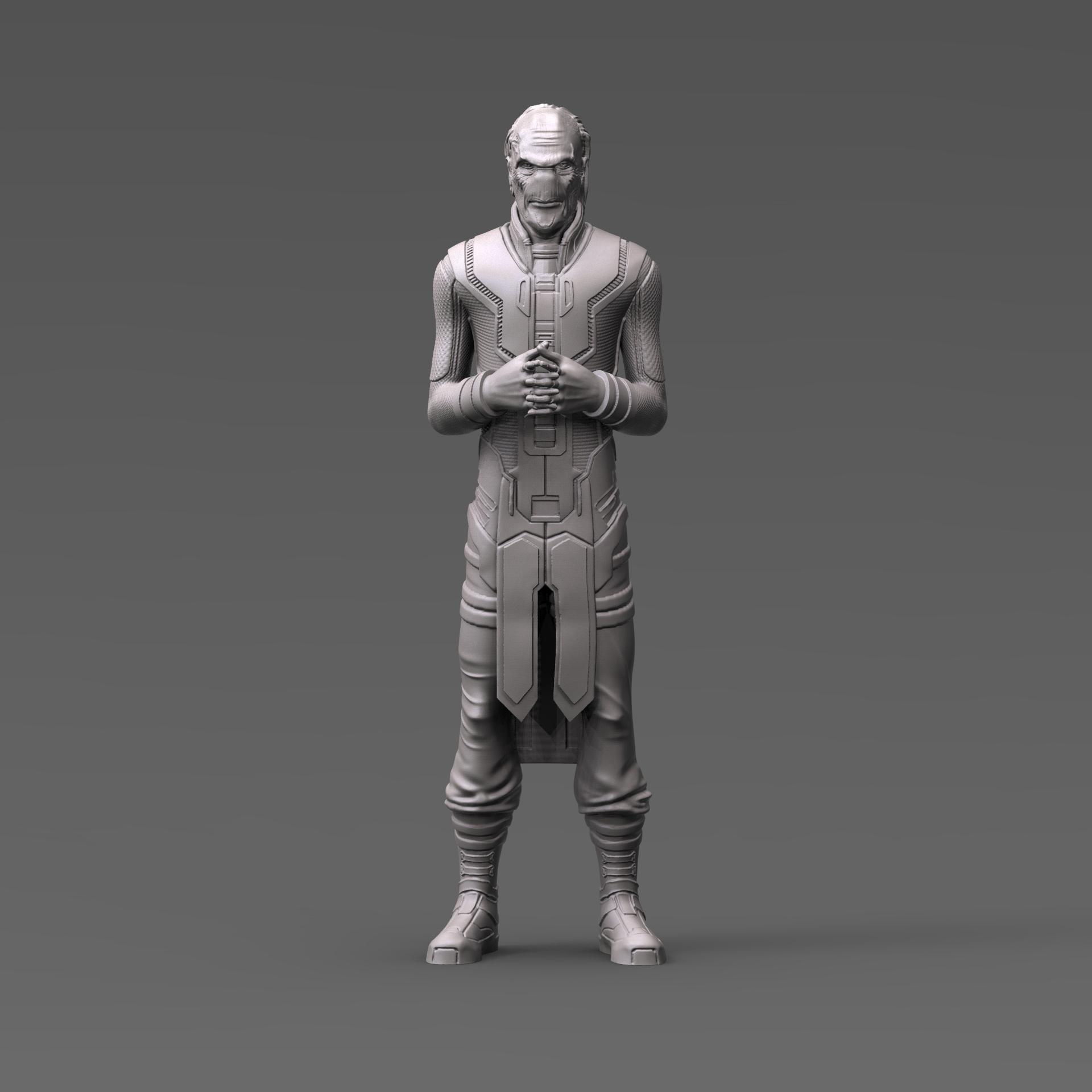 Ebony Maw Figure 3d model