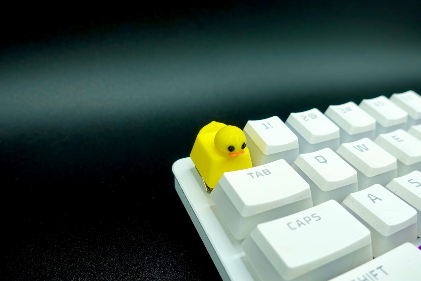 Rubber Duck Keycap (Mechanical Keyboard) 3d model