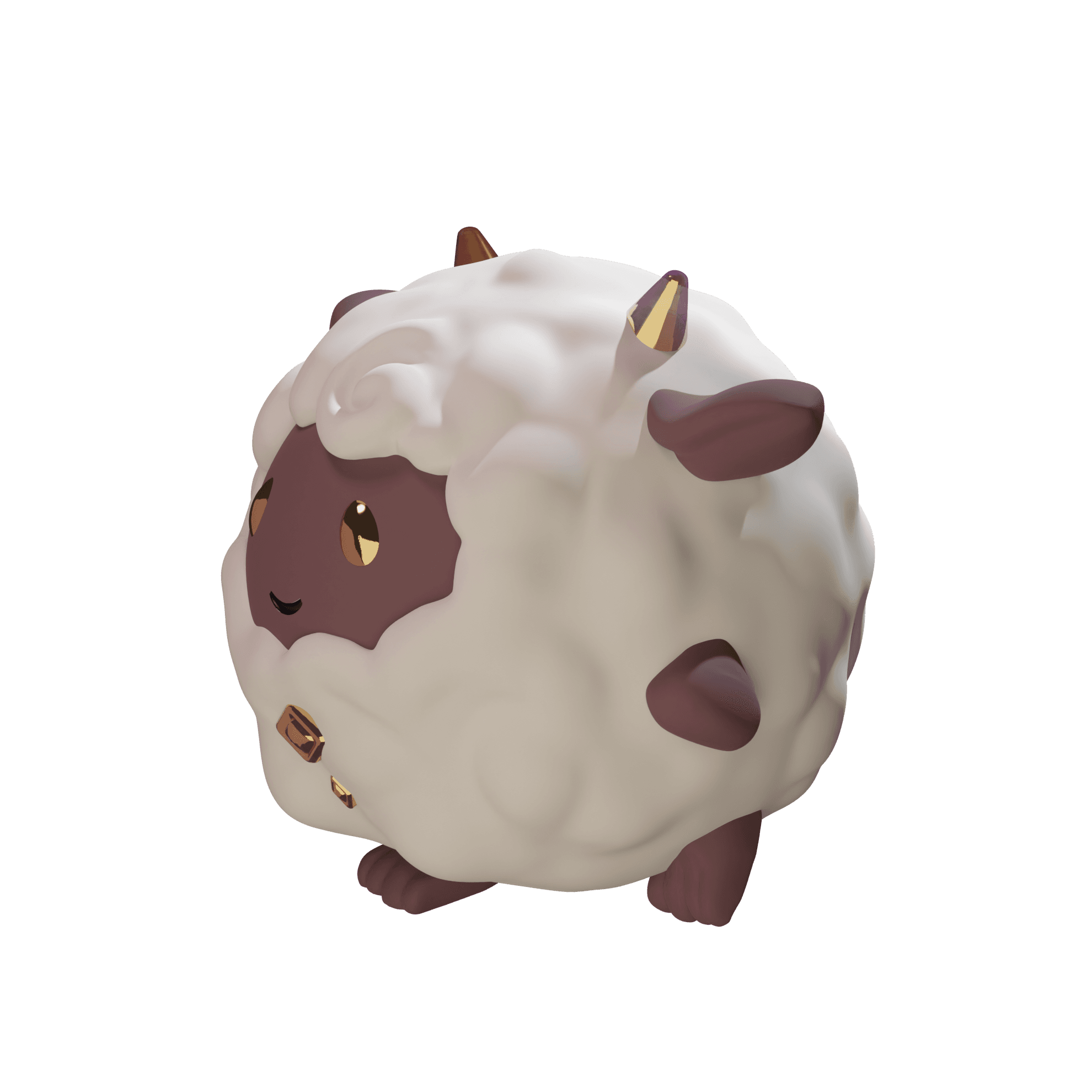 Lamball Pal World 3d model