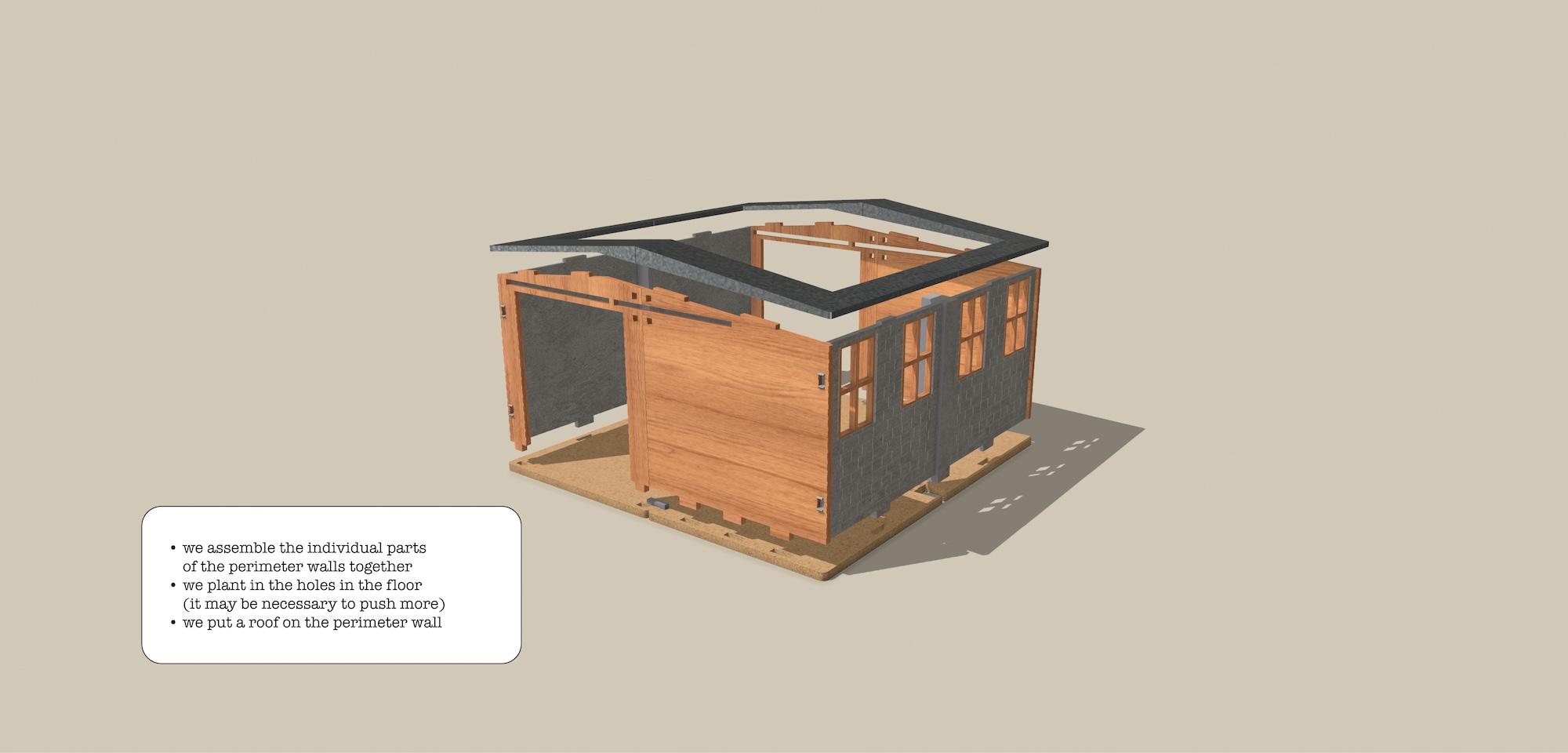 Stables for Horses 3d model