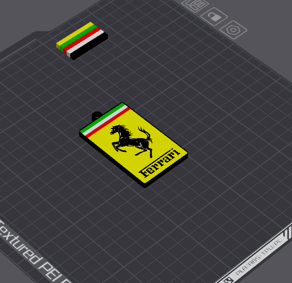 Keychain: Ferrari I 3d model