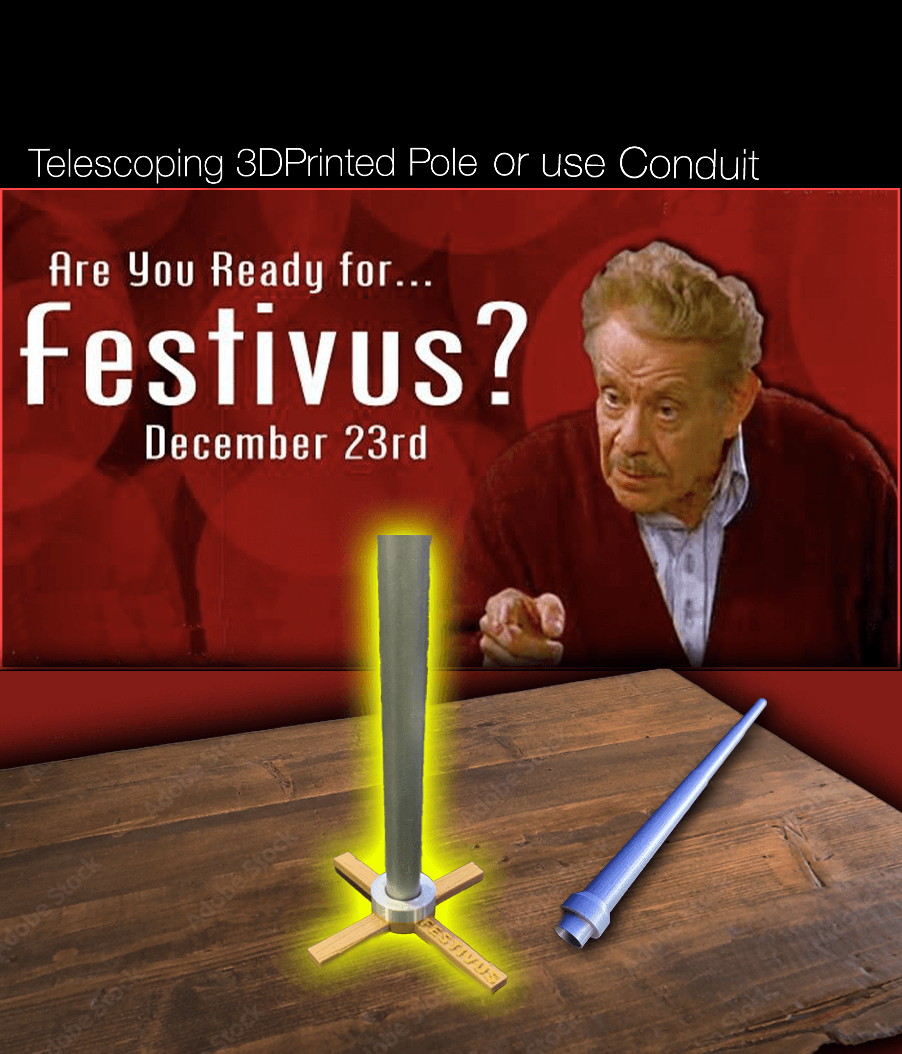 Festivus Holiday Decoration! 3d model