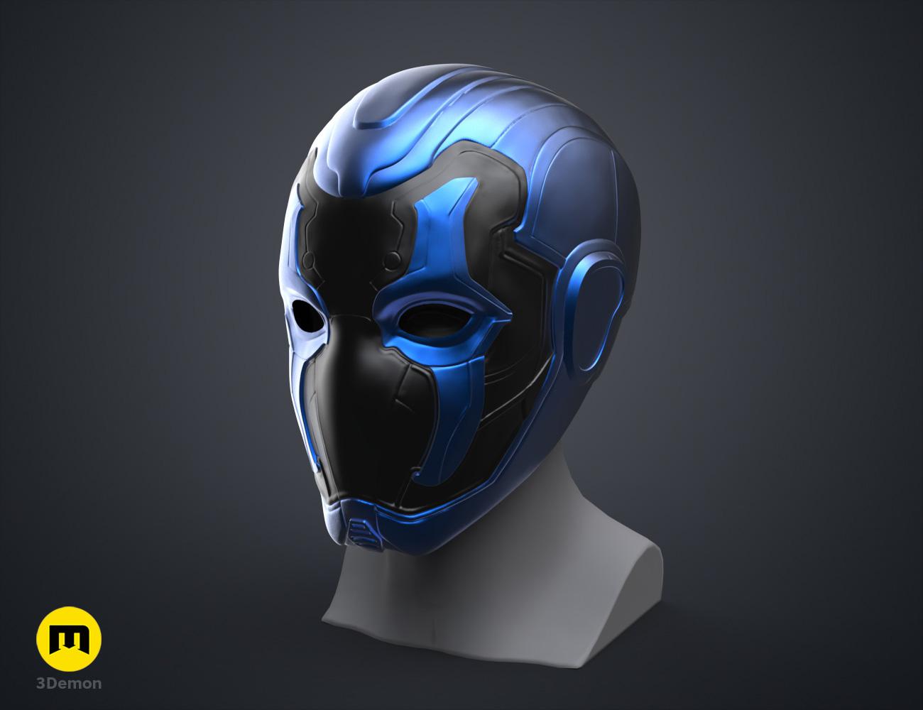 Blue Beetle Wearable Helmet 3d model