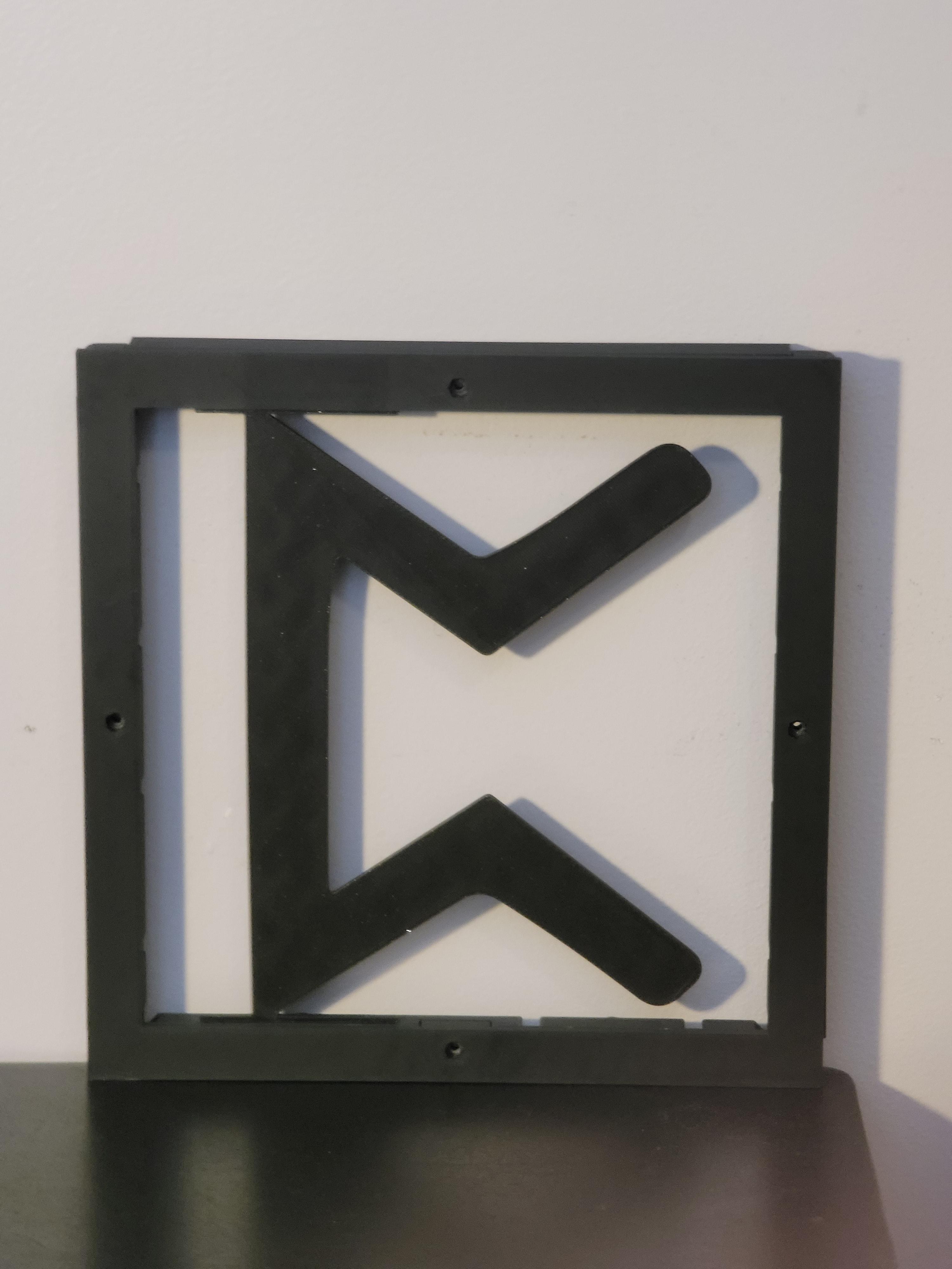 Elder Futhark rune set for Enigma frame 3d model